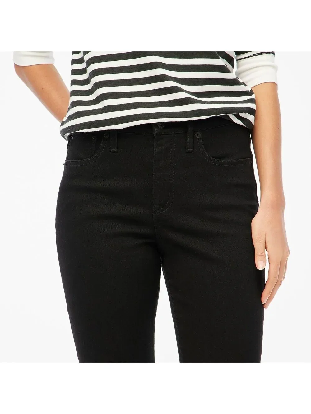NWT J Crew Factory Essential Straight Jean in All-Day Stretch - Size 29 Petite